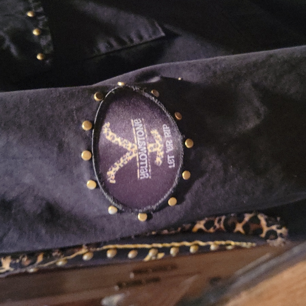 Black Yellowstone Dutton Ranch Jacket - image 3